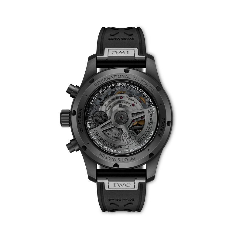 IWC Pilot&rsquo;s Watch Performance Chronograph 41 Mercedes-AMG PETRONAS Formula One&trade; Team Black Dial Watch, 41mm image number 2