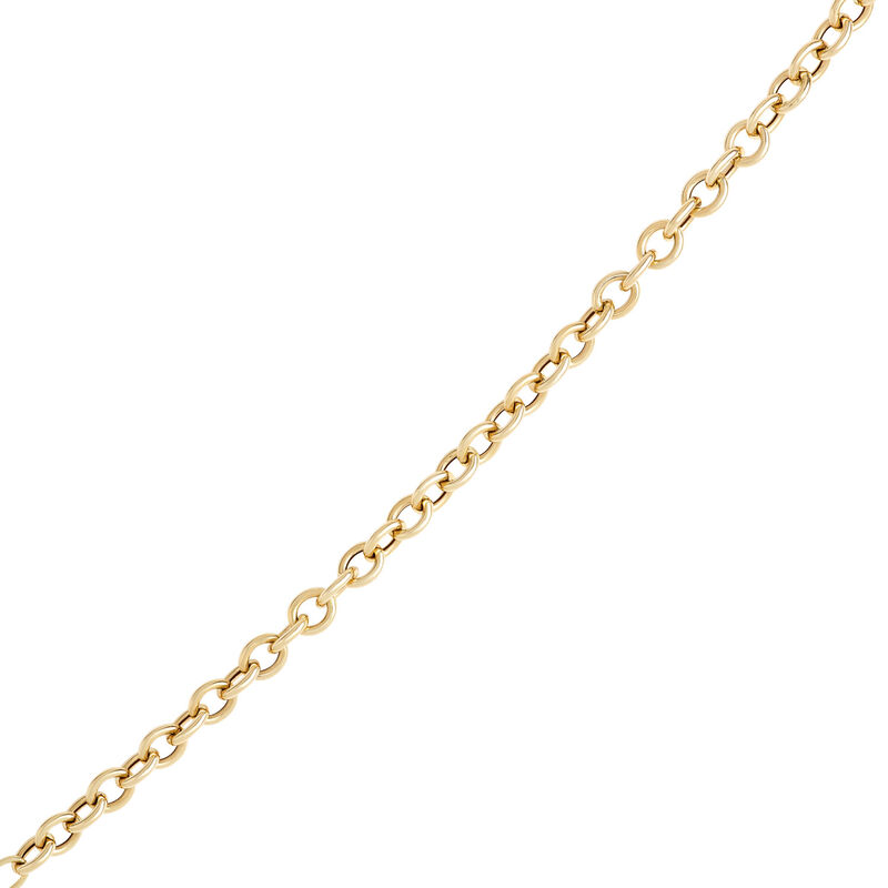 Toscano Classic Oval Link Necklace, 14K Yellow Gold image number 2