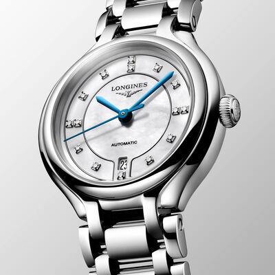 Longines Primaluna White Dial Watch, 30mm