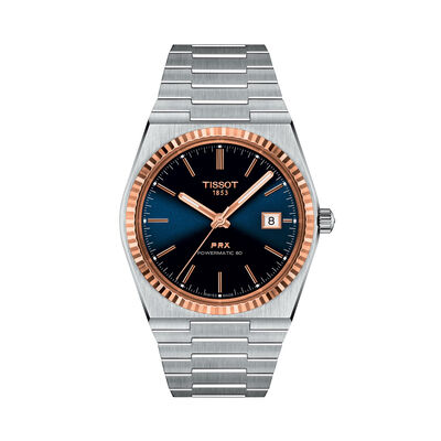 TISSOT PRX Blue Dial Watch, 40mm