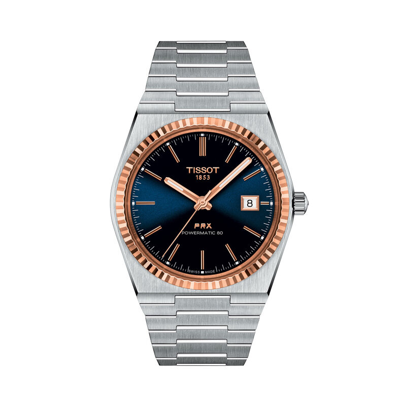 TISSOT PRX Blue Dial Watch, 40mm image number 0