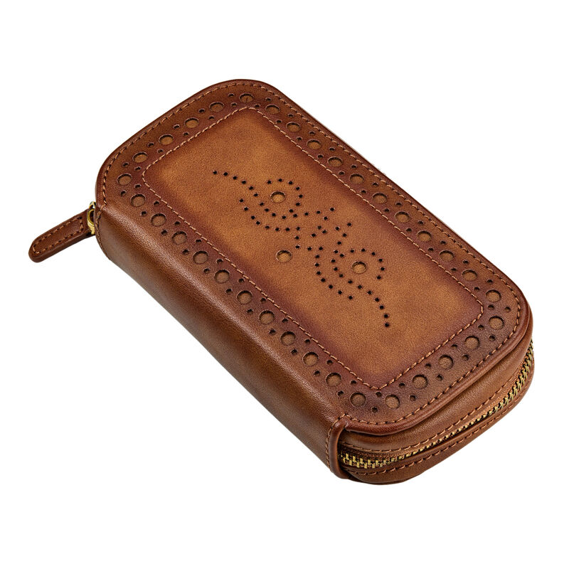 WOLF Brogue 2 Piece Watch Zip Case image number 2