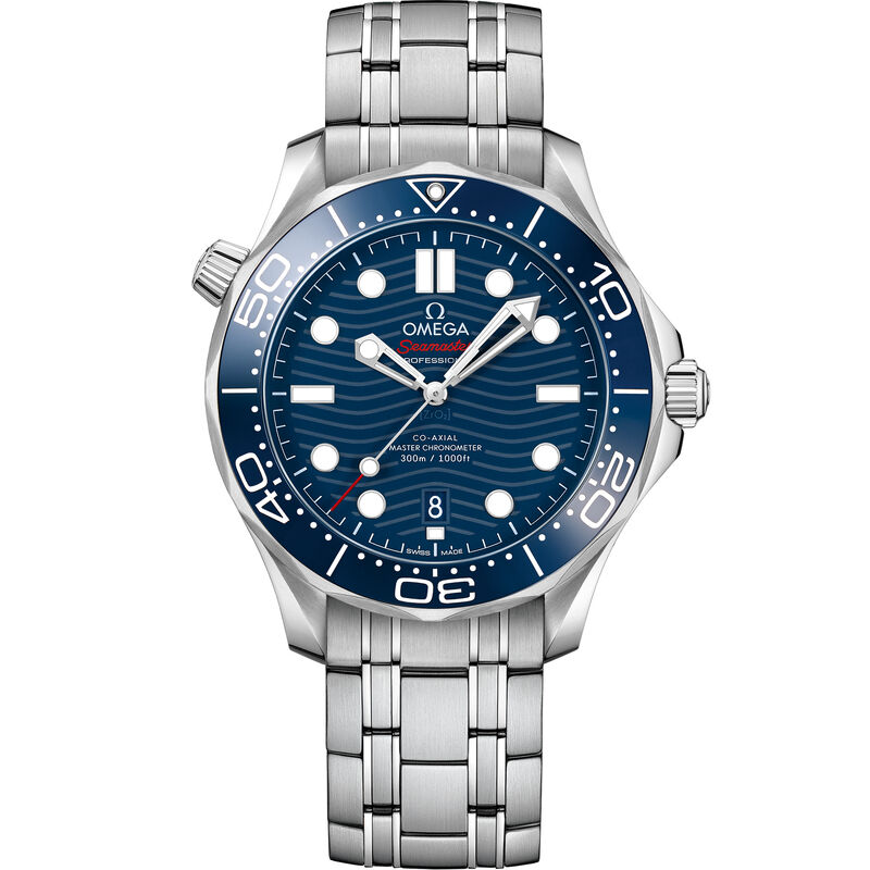 OMEGA Seamaster Diver 300M Steel on Steel Blue Dial Watch, 42mm image number 0