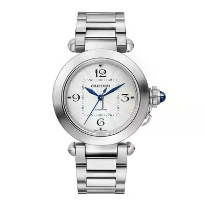 Pre-Owned Cartier Pasha De Cartier White Dial Watch, 35mm