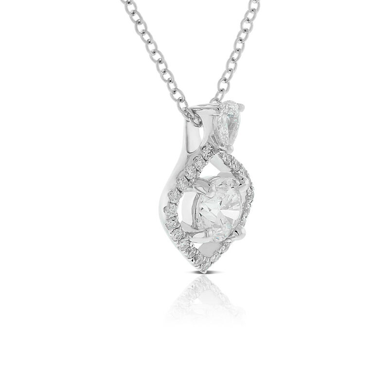 Ikuma Canadian Diamond Open Ogee Necklace 14K image number 2