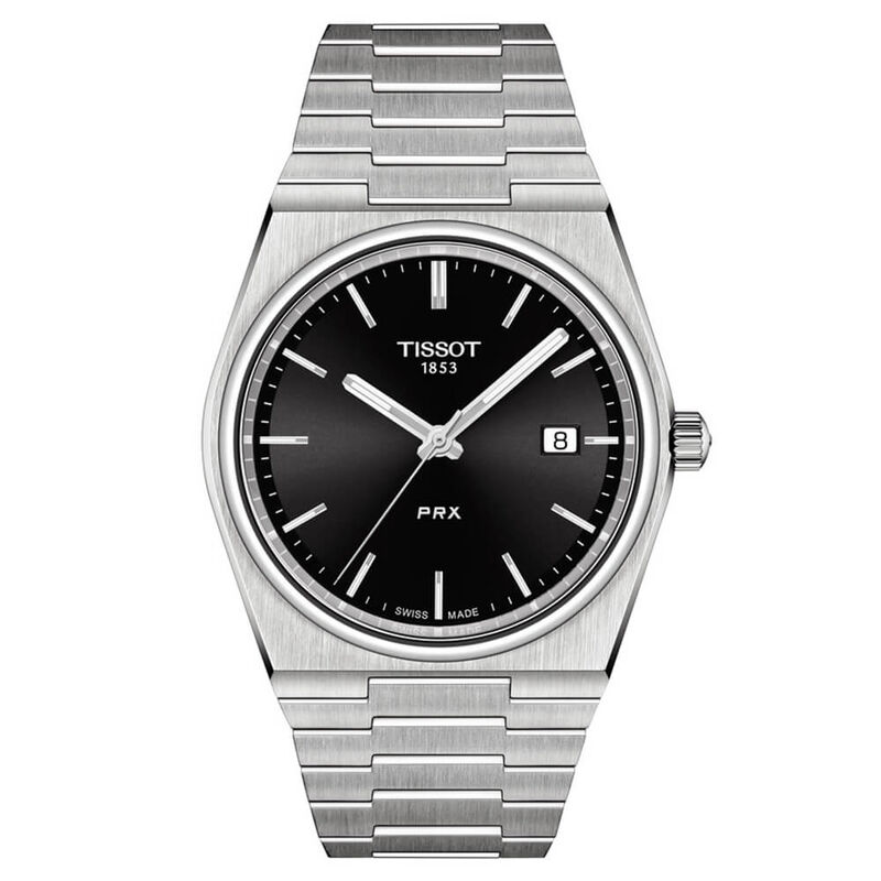 Tissot PRX Black Dial Steel Quartz  Watch, 40mm image number 1
