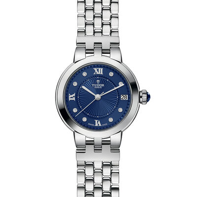 TUDOR Clair de Rose Blue Dial watch, 34mm