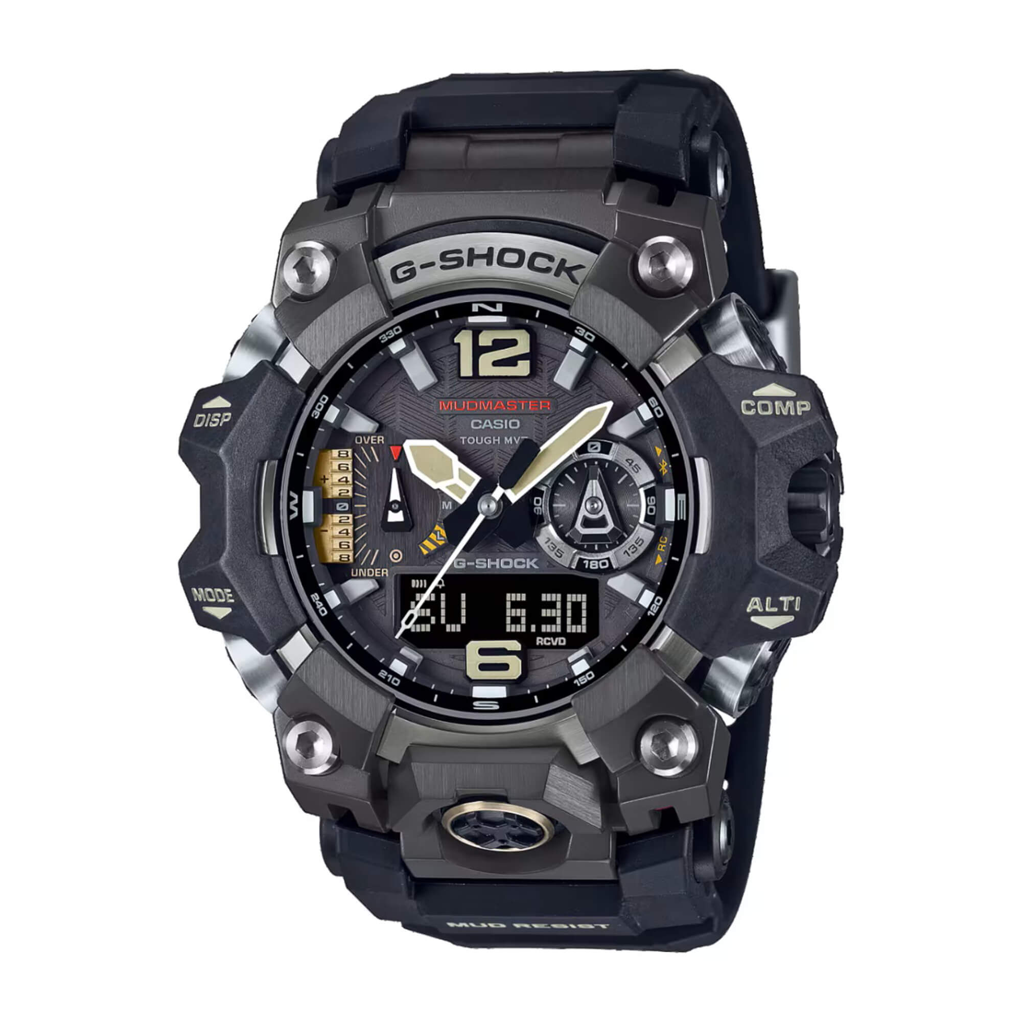 G-SHOCK MASTER OF G ブラック G-Shock Master of G-Land Mudmaster Watch Black Dial Black Resin