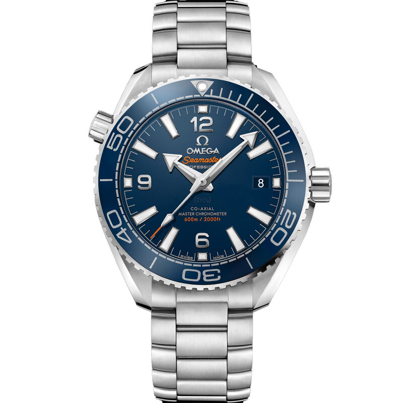 OMEGA Seamaster Planet Ocean 600M Steel Blue Dial Watch, 39.5mm image number 0