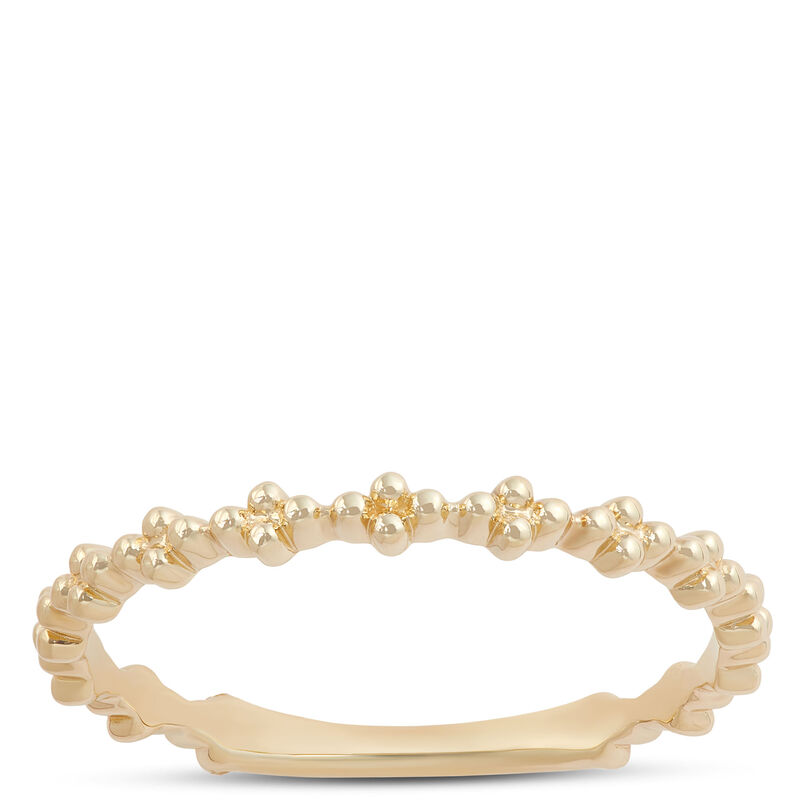 Beaded Anniversary Band, 14K Yellow Gold image number 0