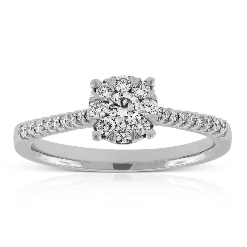 Love Eternal Diamond Engagement Ring 14K image number 0
