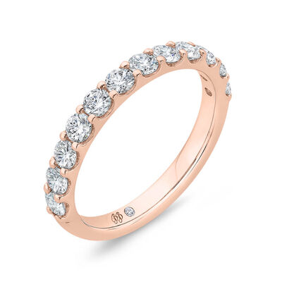 Bella Ponte Rose Gold Diamond Band 14K, 3/4 ctw.
