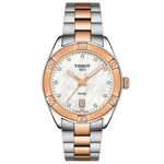 Tissot PR 100 Sport Chic Rose PVD Mother Of Pearl Watch, 36mm