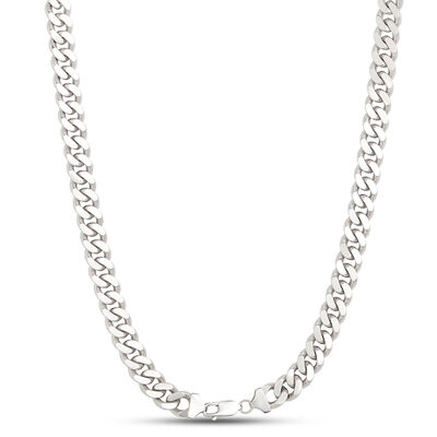 Toscano Classic Cuban Link Necklace, Sterling Silver