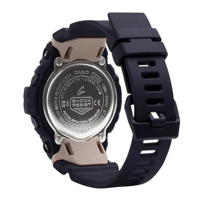 G-Shock G-Squad Rose Detailed Black Digital Bluetooth Watch, 50.7mm image number 3