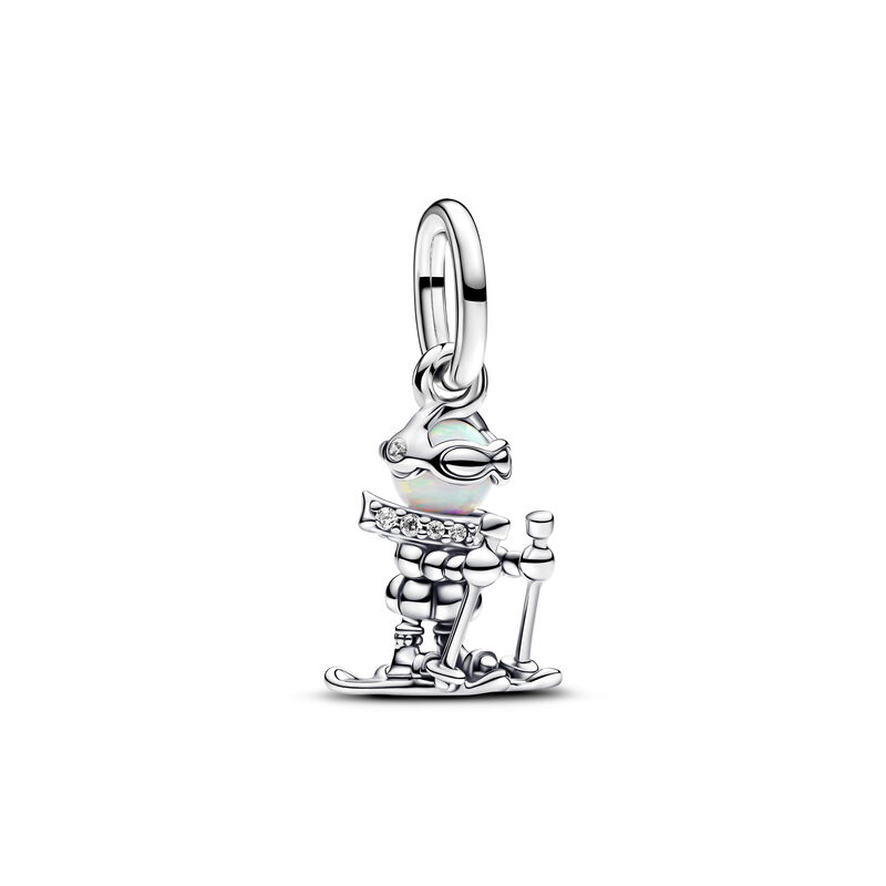 Pandora Skier Dangle Charm image number 0
