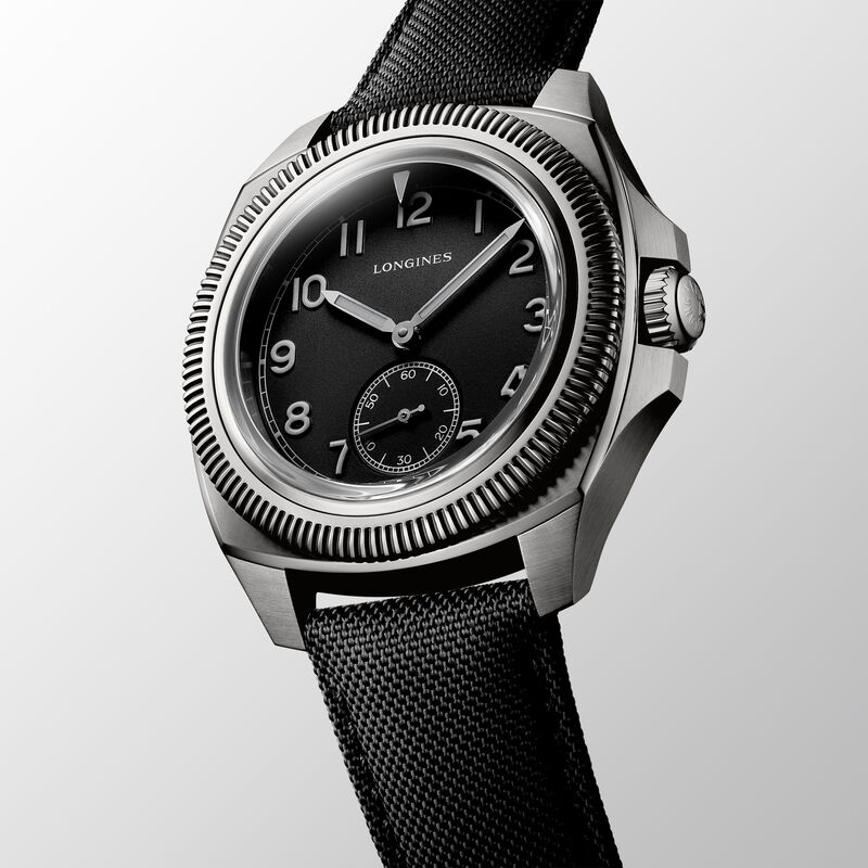 Longines Pilot Majetek Pioneer Edition Black Dial Watch, 43mm image number 1