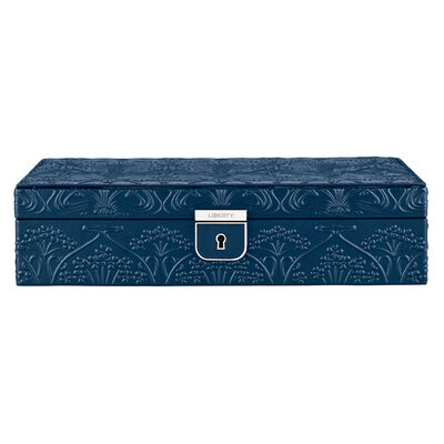 WOLF X LIBERTY All Over Ianthe Medium Jewelry Box - Navy