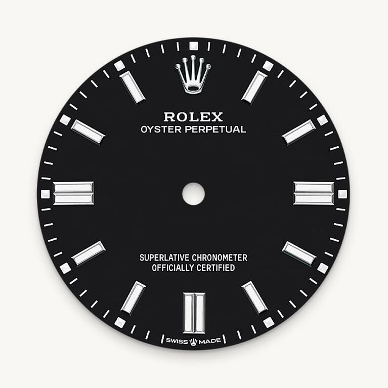 rolex oyster perpetual in oystersteel, m126000-0014 - black dial - ben bridge