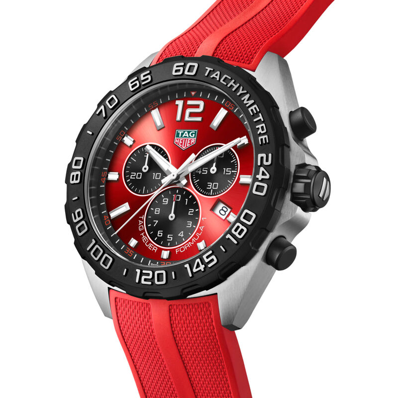 TAG Heuer Formula 1 Watch Steel Case Red Dial, 43mm image number 1