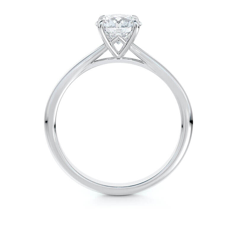 De Beers Forevermark Icon™ Round Diamond Solitaire Engagement Ring 18K image number 2