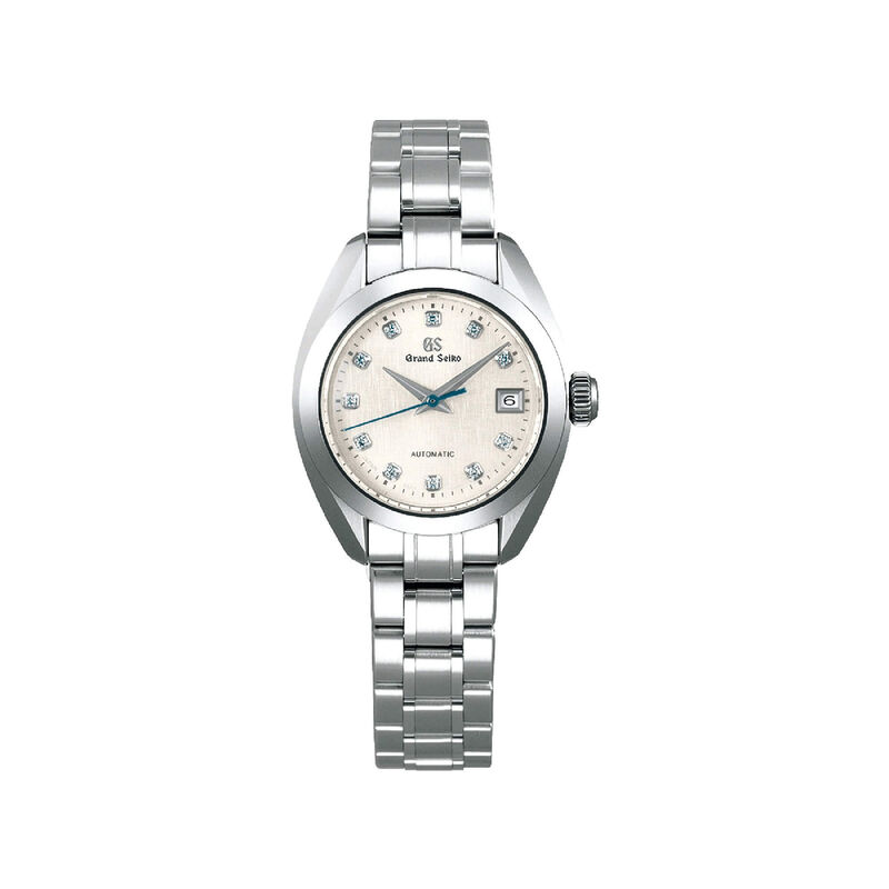 Grand Seiko Elegance Collection Watch White Dial with Diamond Markers Steel Bracelet, 27.8mm image number 0