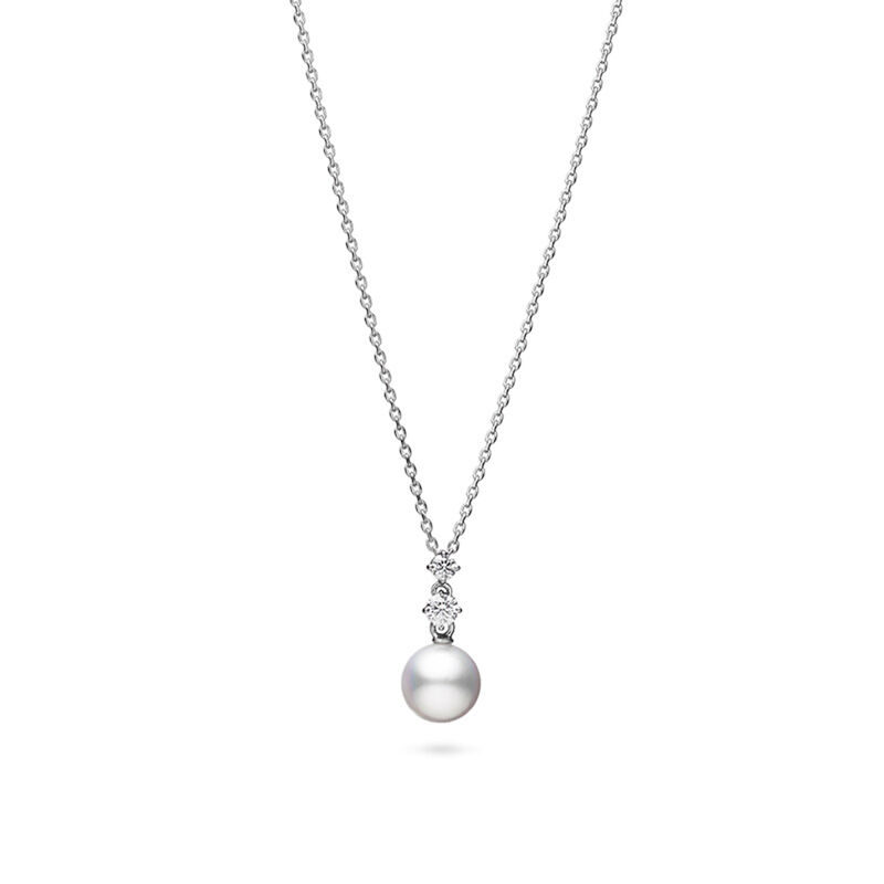 Mikimoto Morning Dew Akoya Cultured Pearl Drop Pendant image number 0