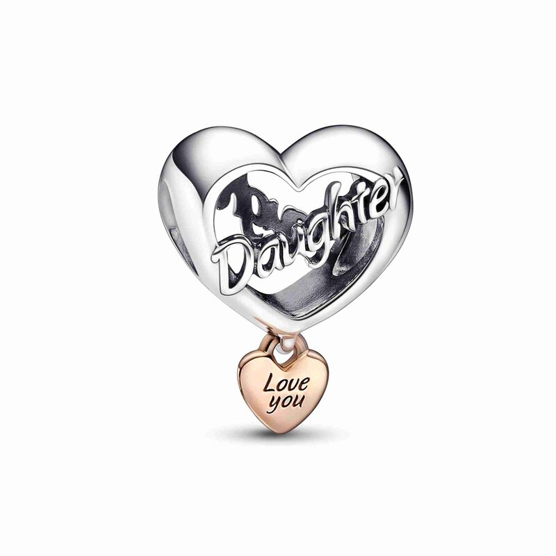 Pandora Love You Daughter Heart Charm image number 0