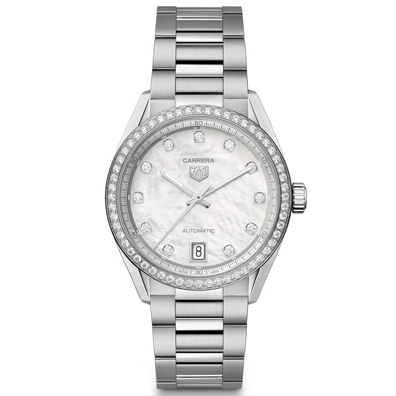 TAG Heuer Carrera Date White Dial Watch, 36mm image number 0