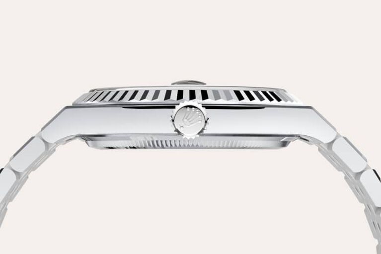 rolex land-dweller in platinum, m127336-0001 - platinum - ben bridge