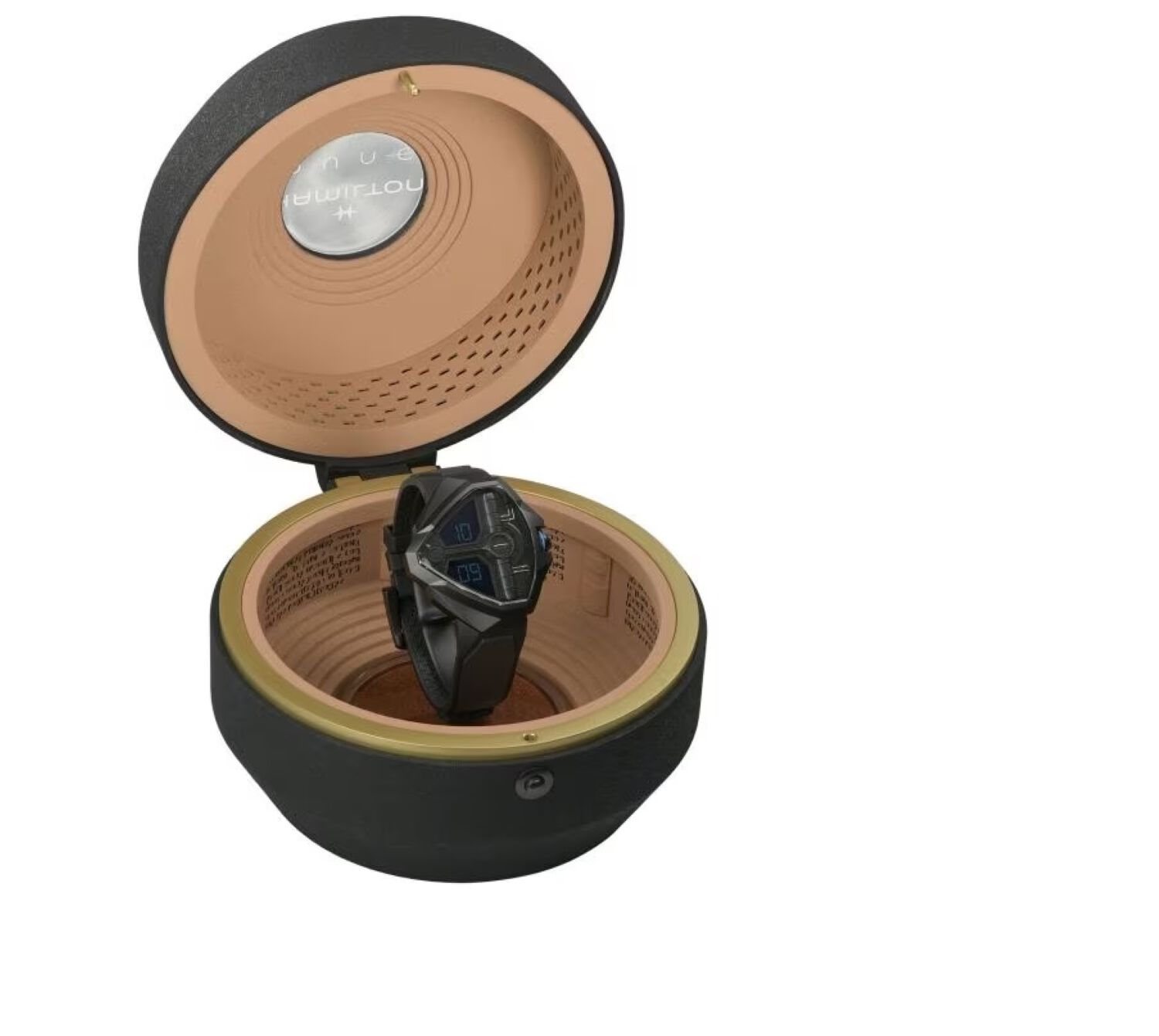 HAMILTON Ventura Edge Dune Limited Edition Black Dial Watch, 51.05
