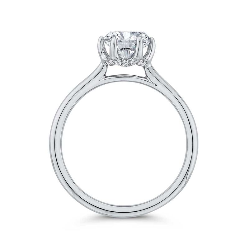 Bella Ponte "The Whisper Crown" Diamond Engagement Ring Setting 14K image number 3
