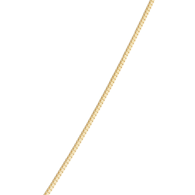 22-Inch Adjustable Box Chain Necklace, 14K Yellow Gold image number 2