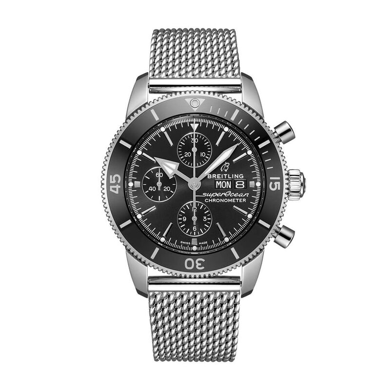 Breitling Superocean Heritage Chronograph Black Dial Watch, 44mm image number 0