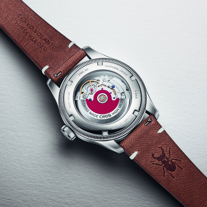 Oris x Cervo Volante Orange Dial Watch, 40mm image number 2