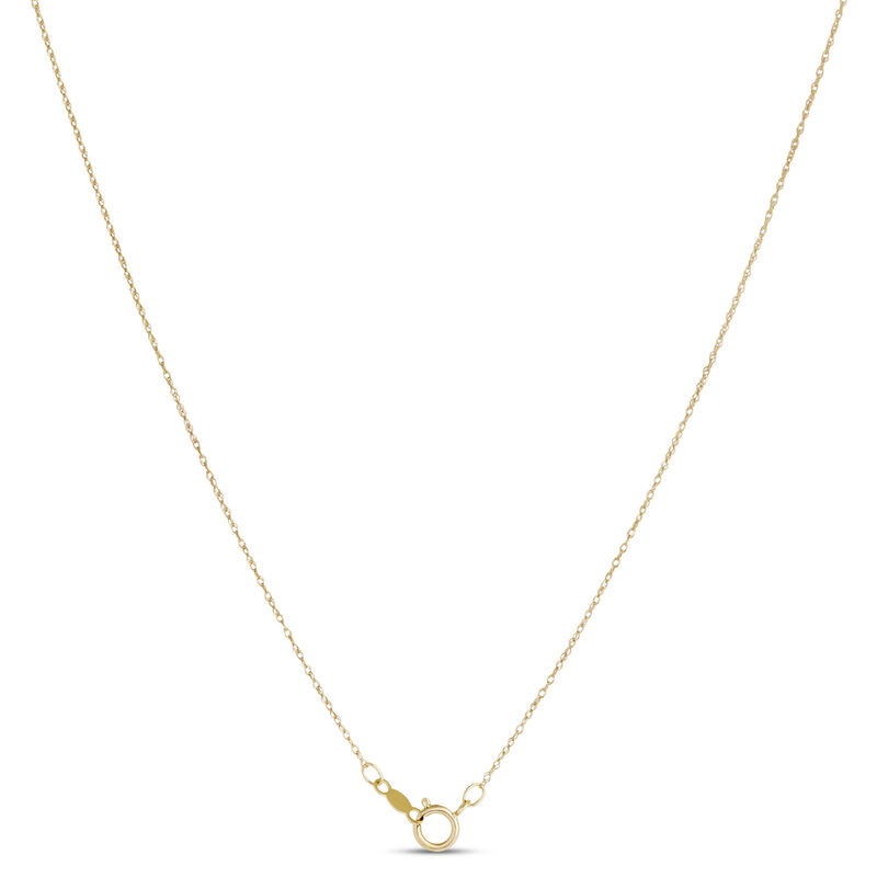 Citrine and Diamond Bee Pendant, 14K Yellow Gold image number 2