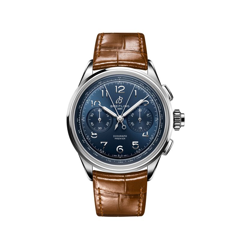 Breitling Premier B15 Duograph 42 Blue Dial Watch, 42mm image number 0