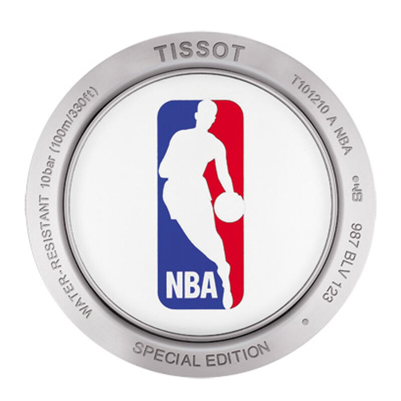 Tissot PR 100 NBA Special Edition Silver Dial Quartz Watch, 33mm image number 1