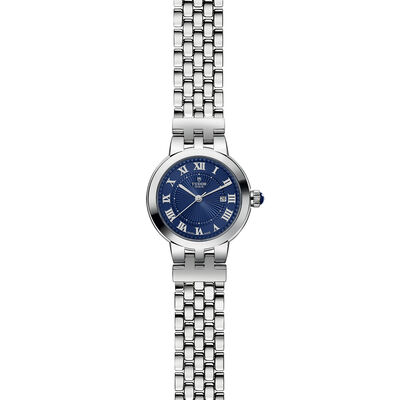 TUDOR Clair de Rose Blue Dial Watch, 30mm