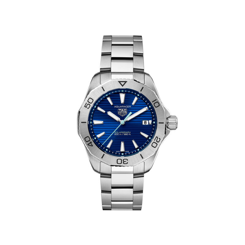Tag Heuer Aquaracer Professional 200 Solargraph Watch Blue Dial, 40MM image number 0