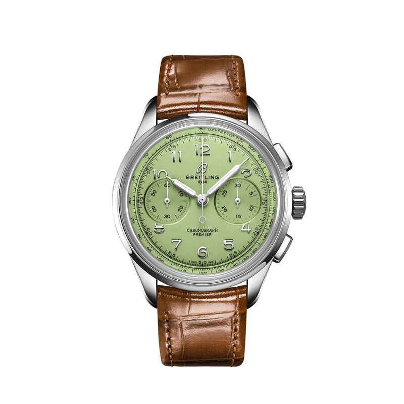 Breitling Premier B09 Chronograph 40 Green Dial, 40mm image number 0