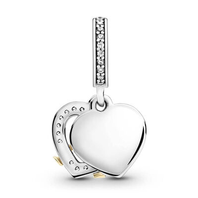 Pandora Two-tone Happy Anniversary Dangle Charm