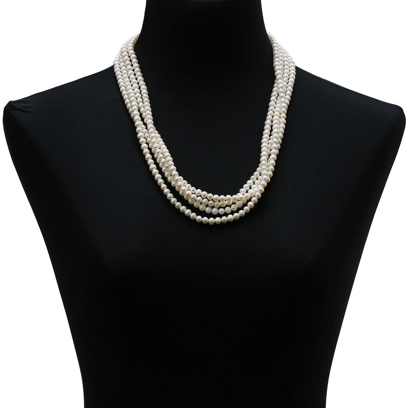 Endless Freshwater Cultured Pearl Strand, 100" image number 2