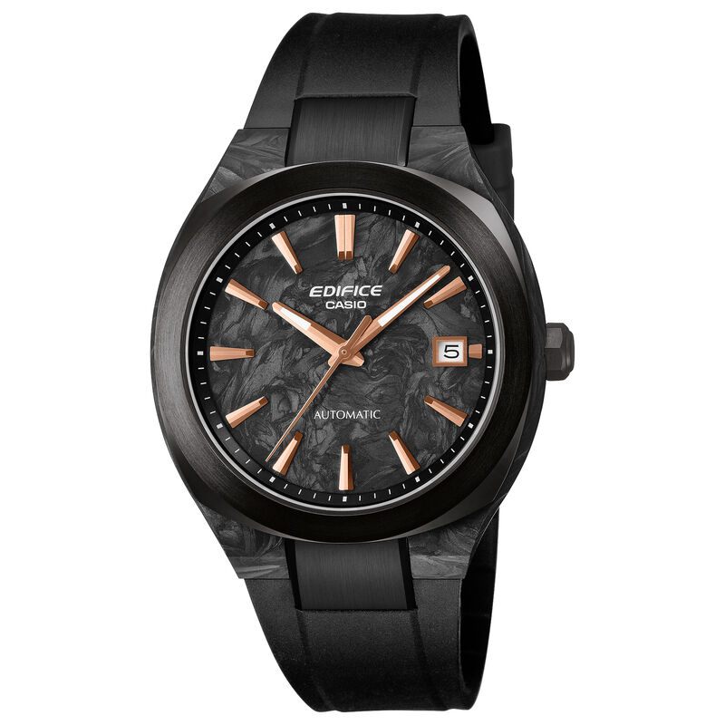 Casio Edifice Automatic Black Dial Watch, 38.8mm image number 0