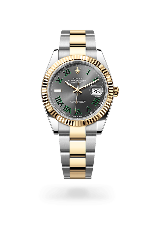rolex datejust in yellow rolesor - combination of oystersteel and yellow gold, m126333-0019 - ben bridge