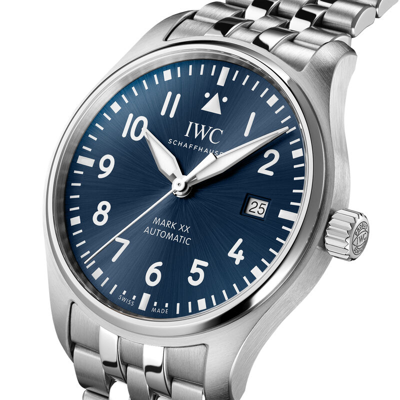 IWC Pilot's Watch Mark XX Blue Dial Watch, 40mm image number 3