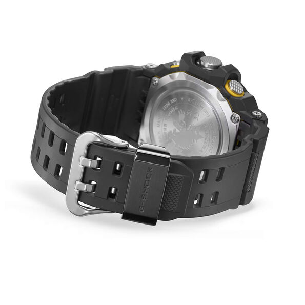 G-Shock Master of G-Land Watch Digital Dial Black Resin Strap, 55.2mm