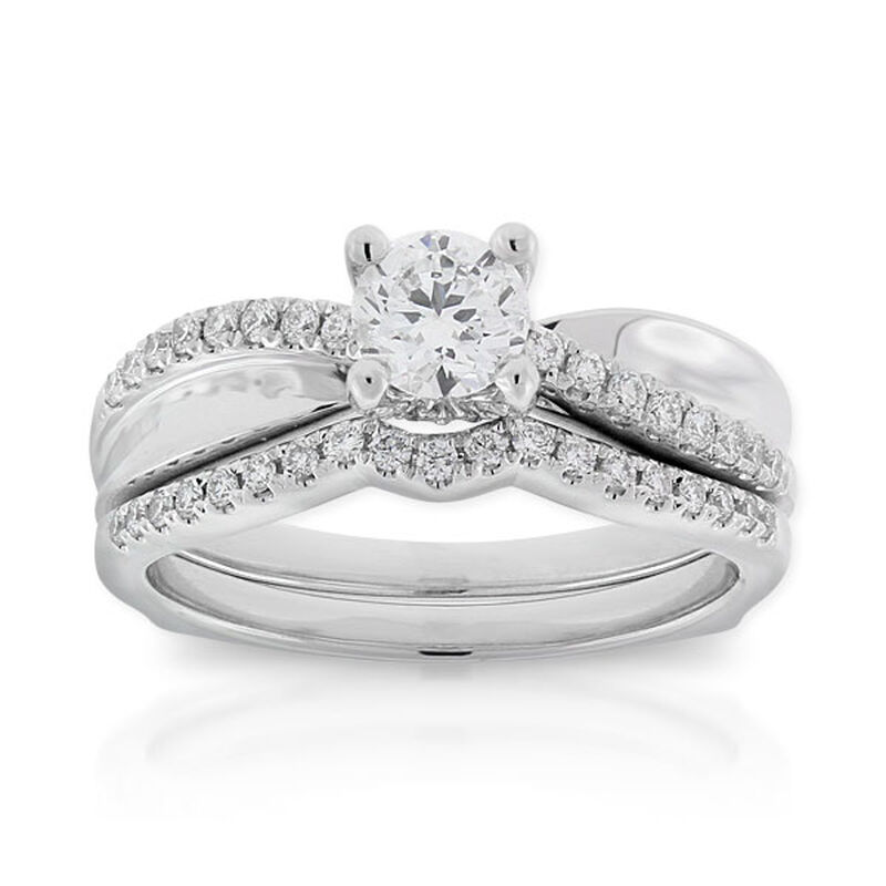 Ikuma Canadian Diamond Bridal Set 14K image number 0