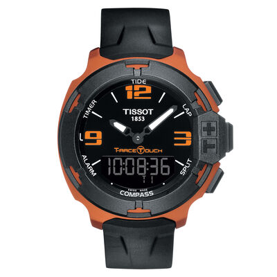 TISSOT T-Race Touch Quartz Black Dial Watch, 42mm