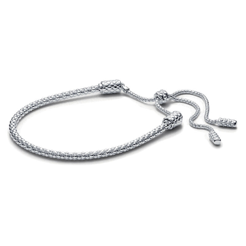 Pandora Moments Studded Chain Slider Bracelet image number 0